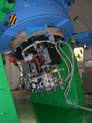 広島天文台1.5mかなた望遠鏡のカセグレン焦点に搭載された MAX38